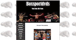 Desktop Screenshot of boxsportdvds.de